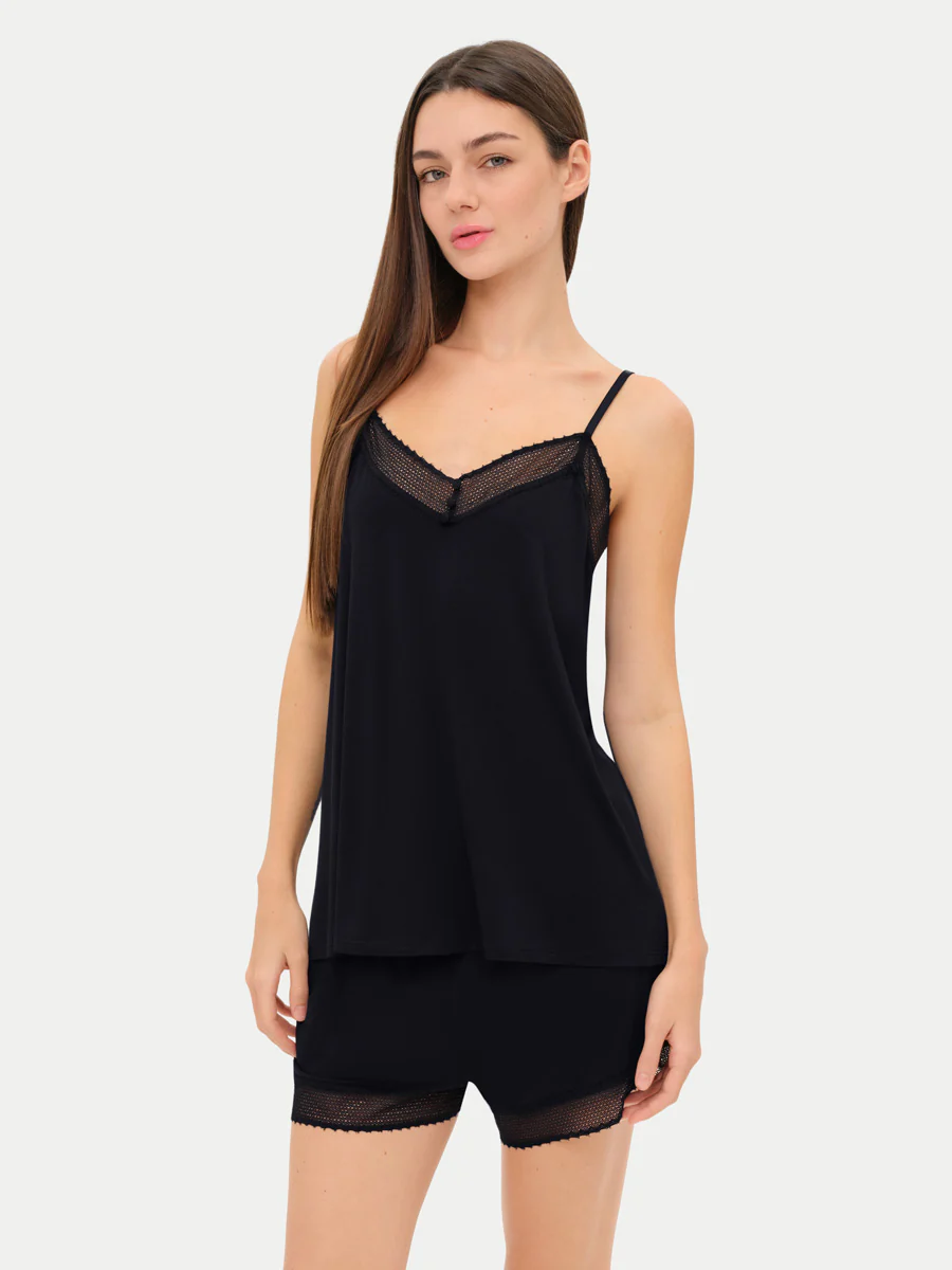 Bamboo Lace Cami Shorts - Image 61