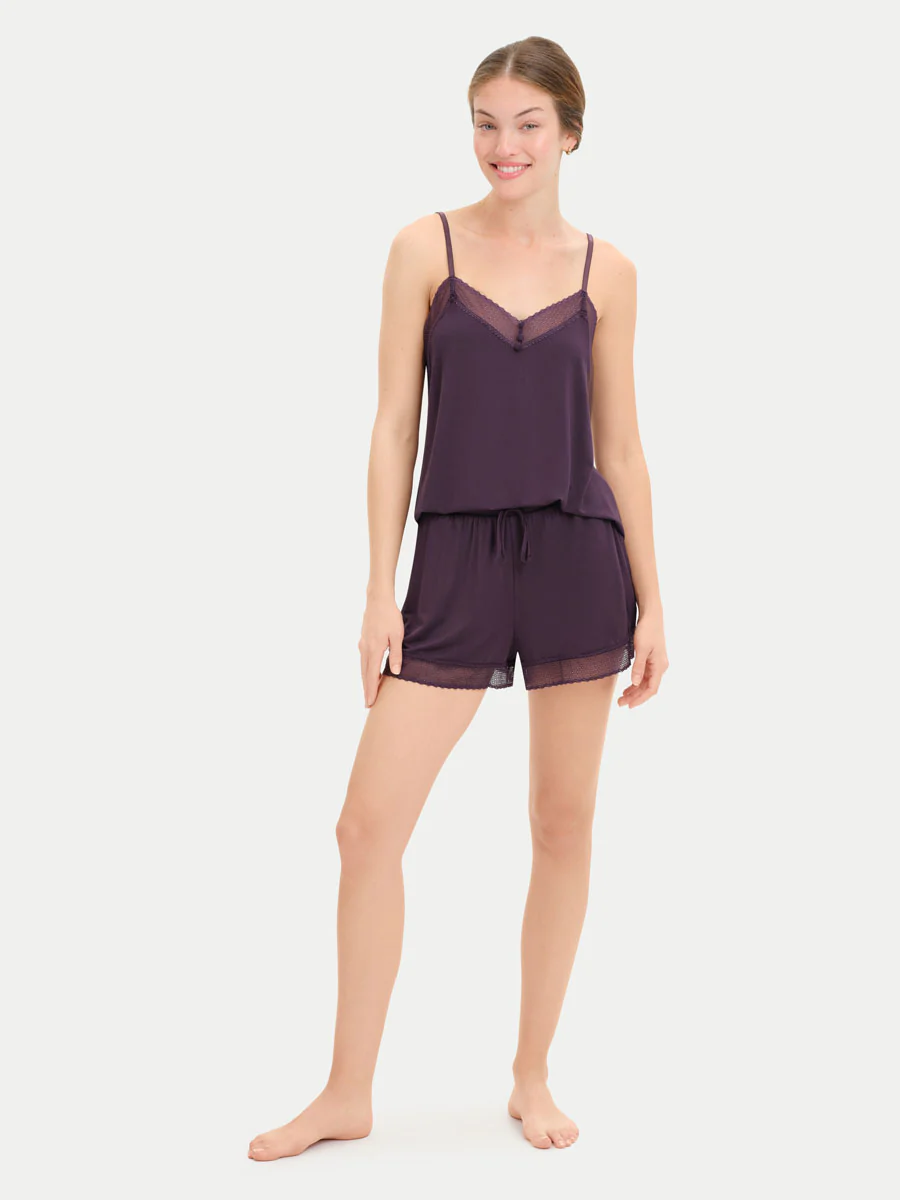 Bamboo Lace Cami Shorts - Image 78