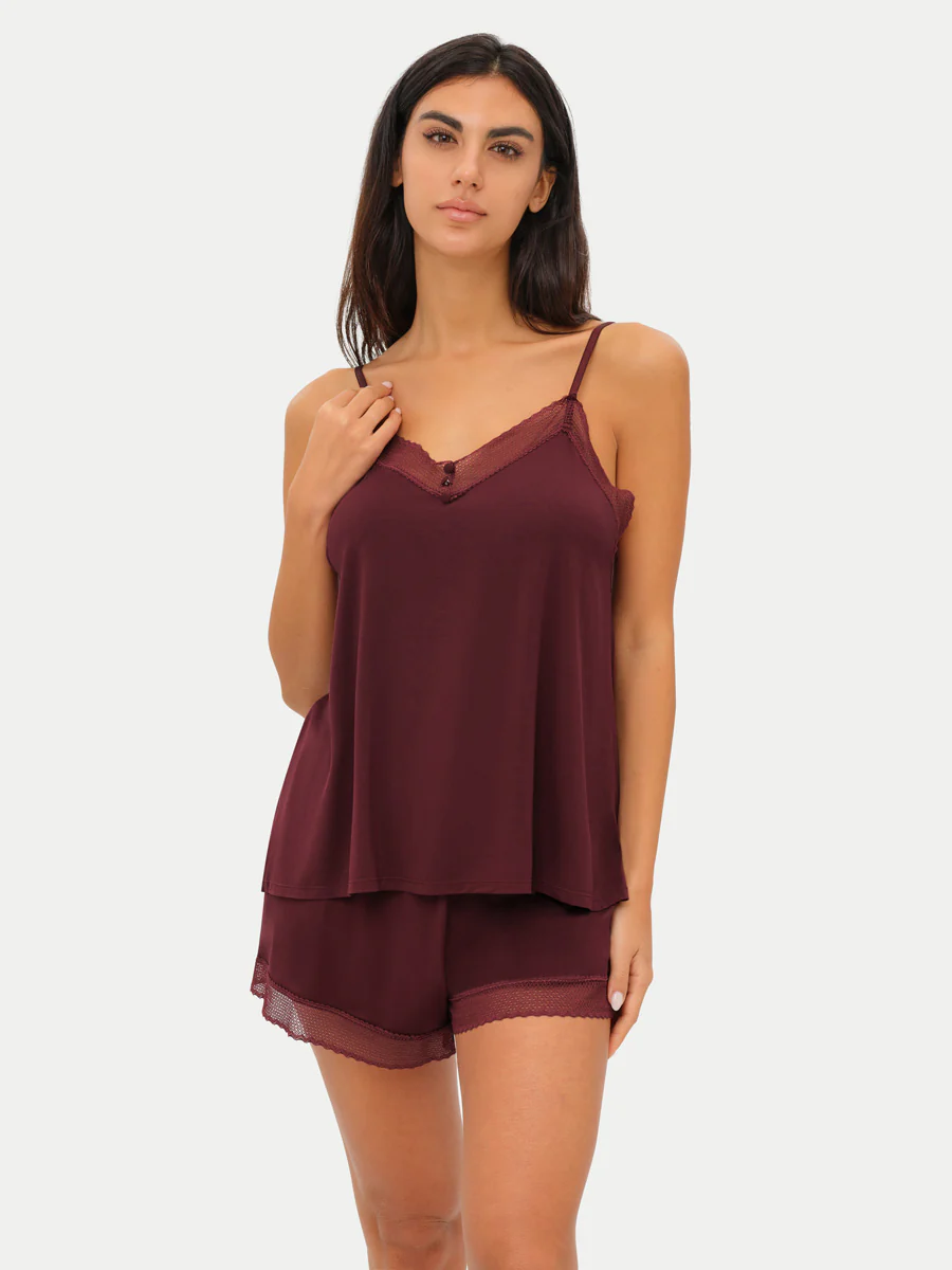 Bamboo Lace Cami & Shorts Set - Image 4