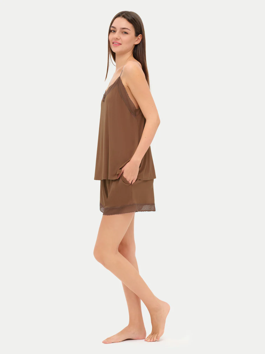 Bamboo Lace Cami & Shorts Set - Image 66