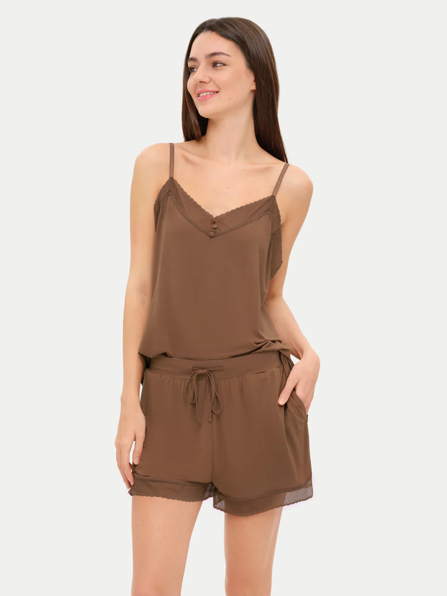 Bamboo Lace Cami & Shorts Set - Image 69