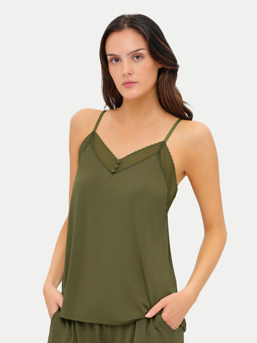 Bamboo Lace Cami Top - Image 37