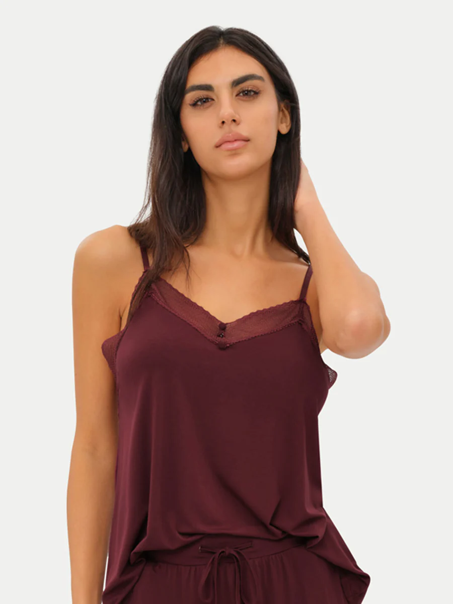 Bamboo Lace Cami Top - Image 49
