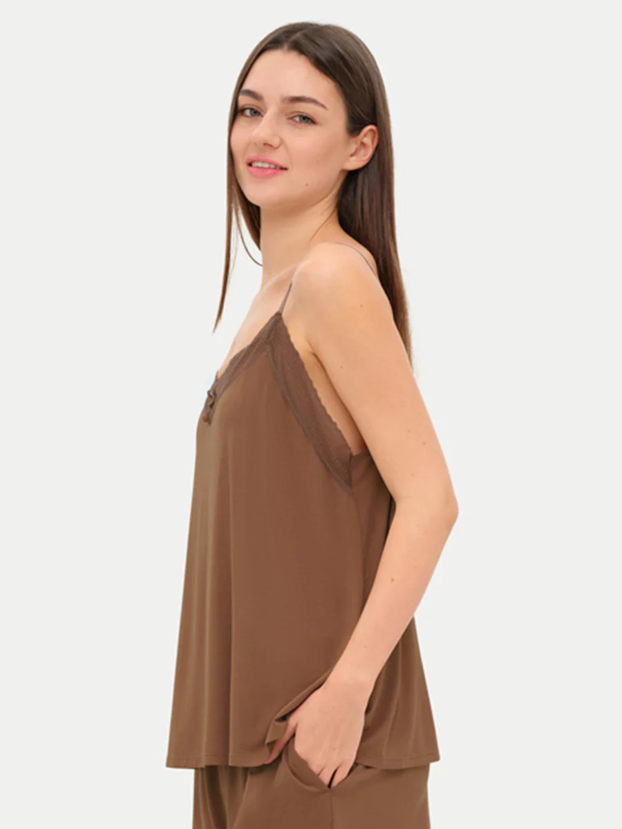 Bamboo Lace Cami Top - Image 71
