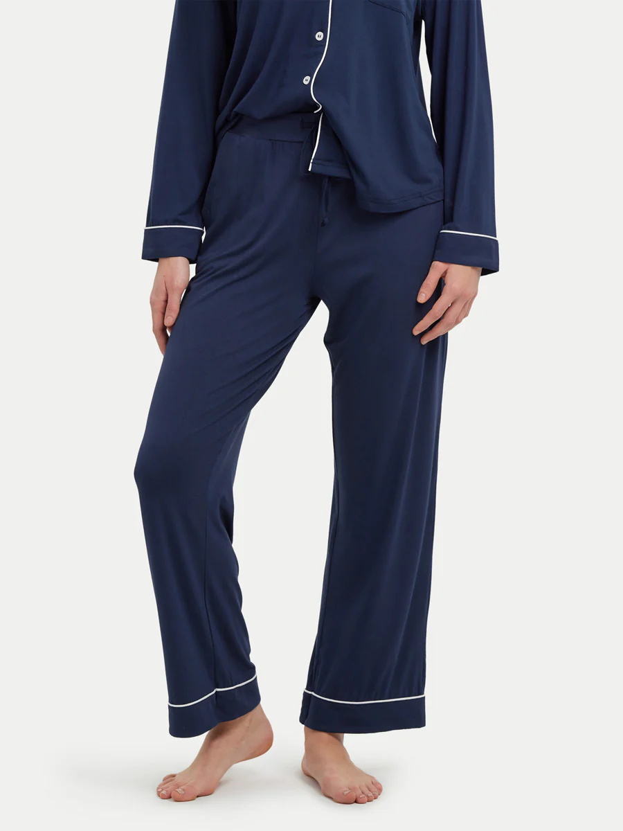 Long Sleeve Bamboo Pajama Set - Image 25