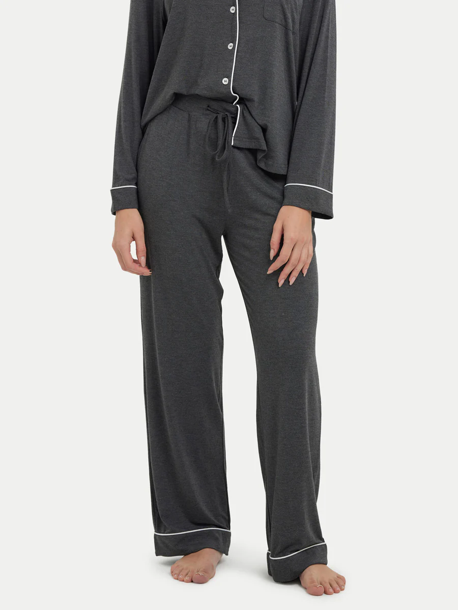 Long Sleeve Bamboo Pajama Set - Image 30