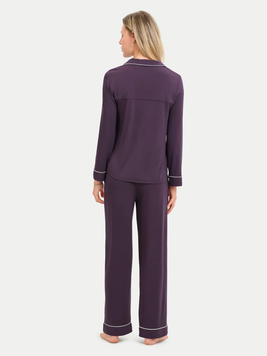 Long Sleeve Bamboo Pajama Set - Image 86