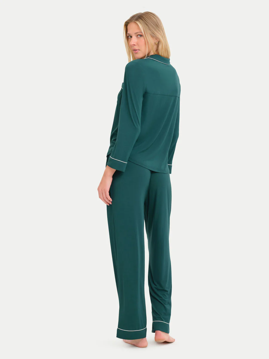 Long Sleeve Bamboo Pajama Set - Image 94