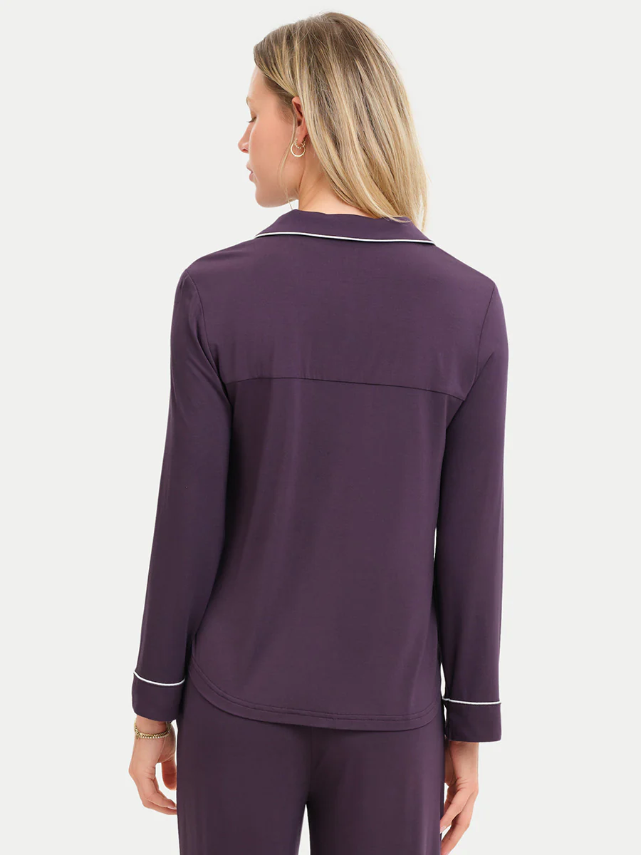 Long Sleeve Bamboo Pajama Shirt - Image 108