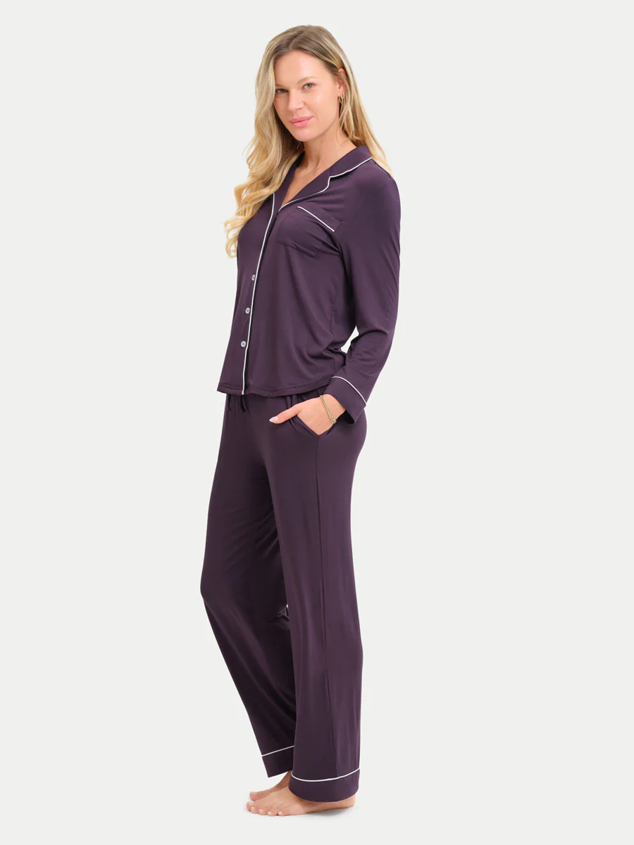 Long Sleeve Bamboo Pajama Shirt - Image 111