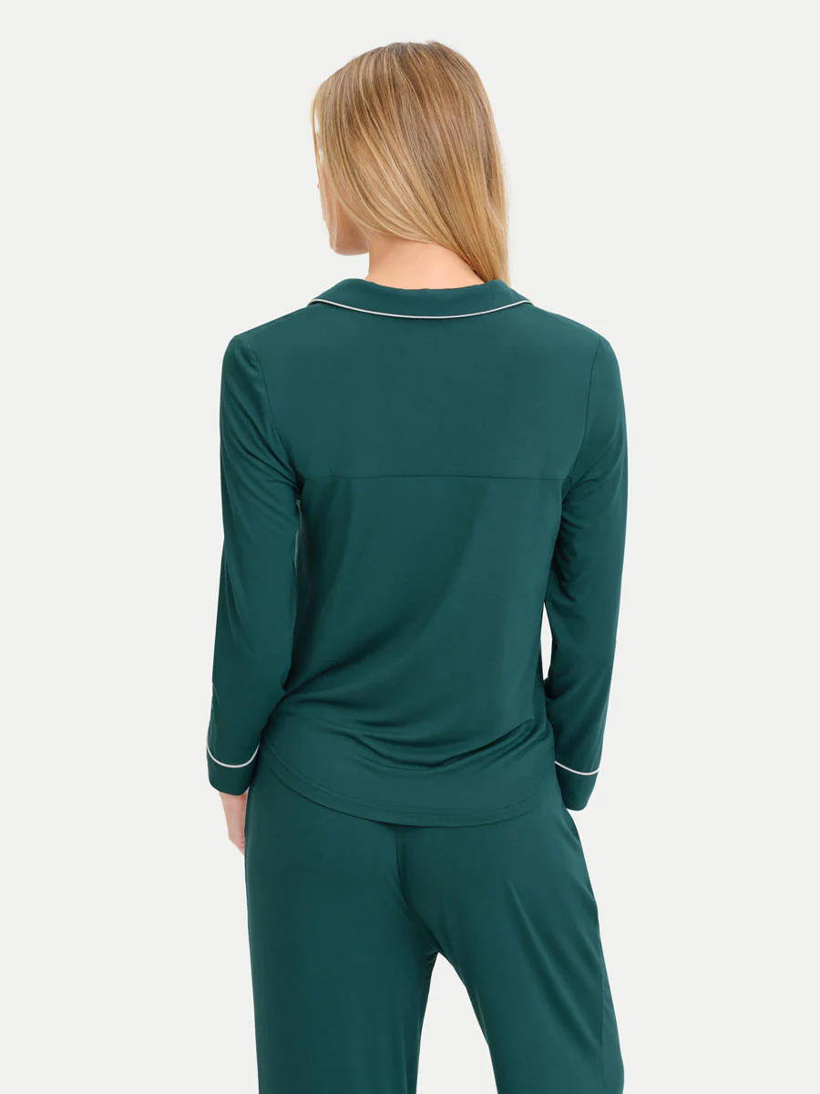 Long Sleeve Bamboo Pajama Shirt - Image 114
