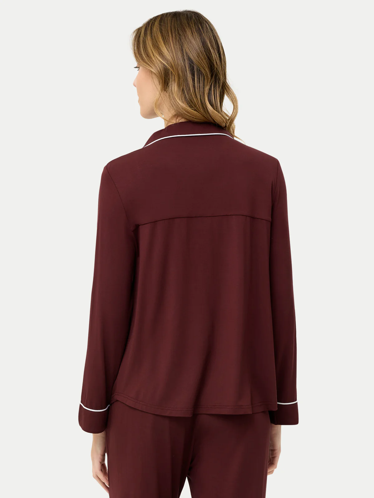 Long Sleeve Bamboo Pajama Shirt - Image 56