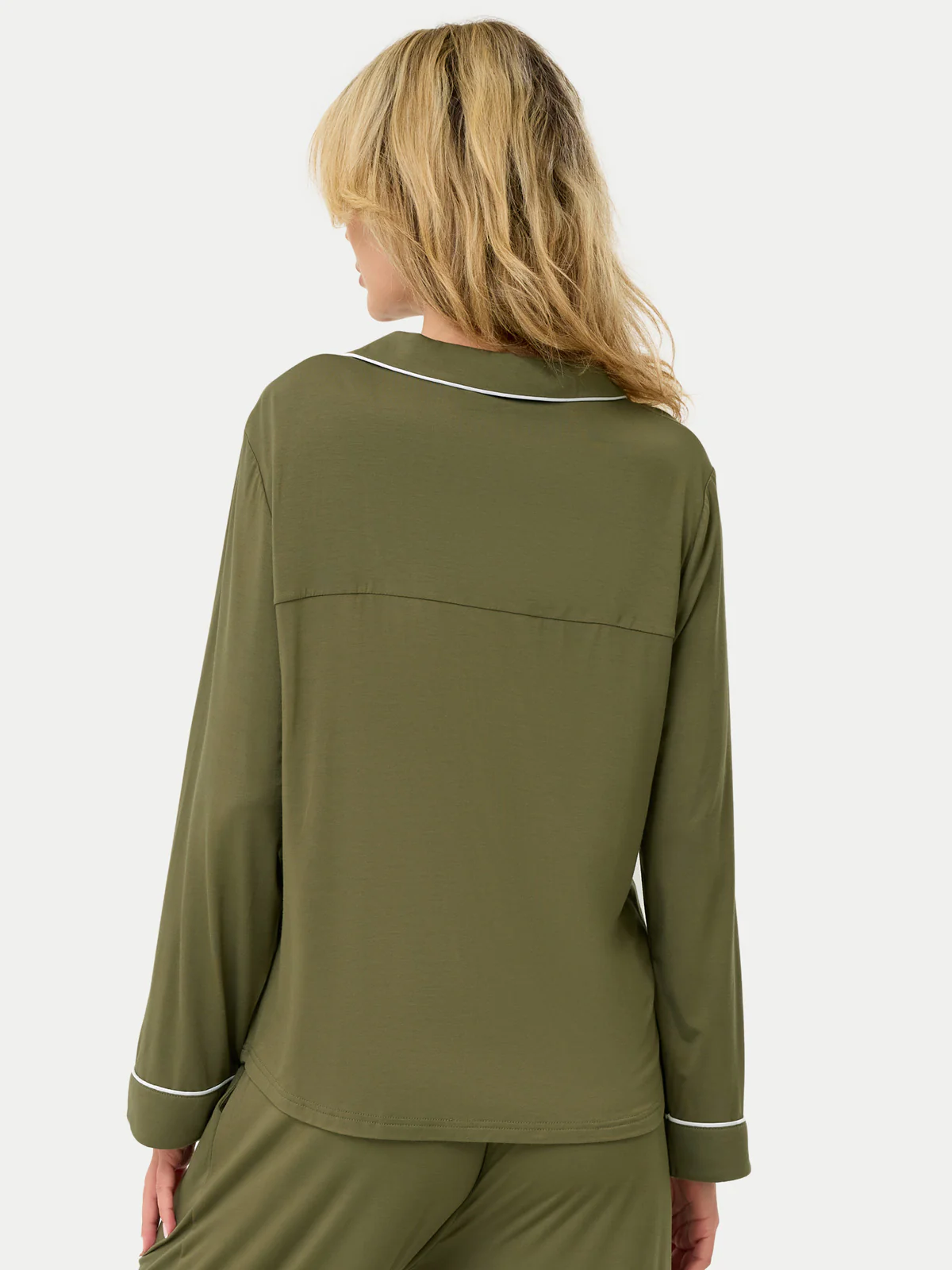 Long Sleeve Bamboo Pajama Shirt - Image 63