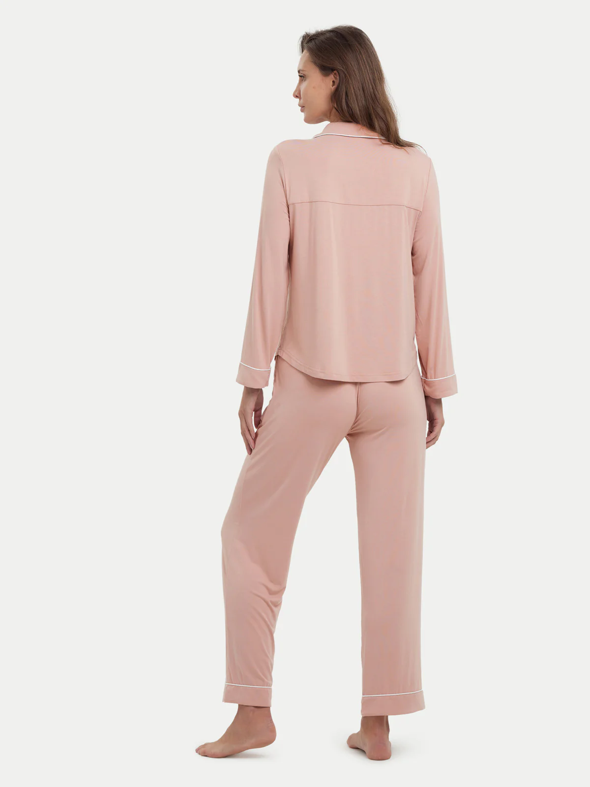 Long Sleeve Bamboo Pajama Shirt - Image 7