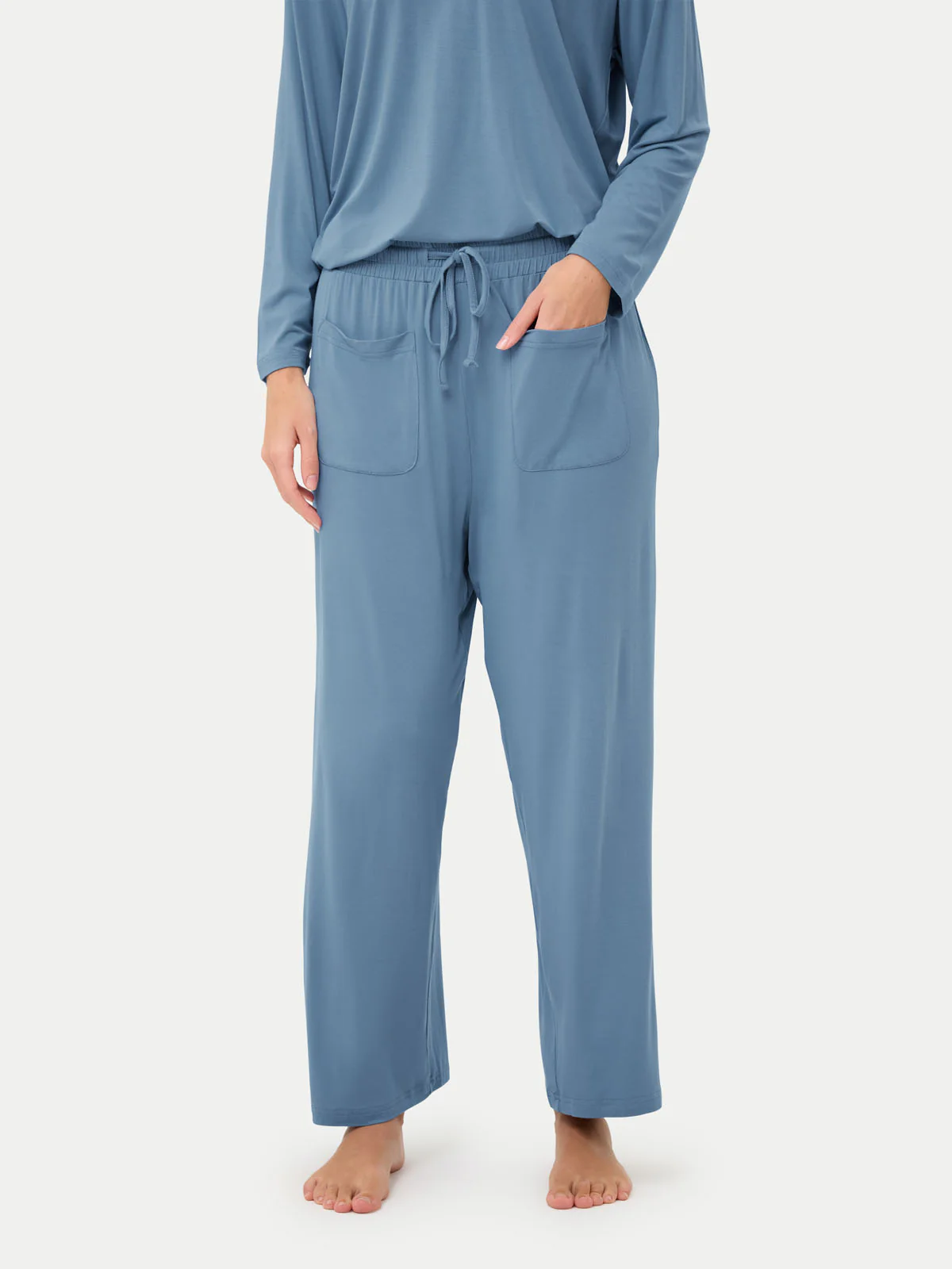 Long Sleeve Bamboo Slouchy PJs Set - Image 33
