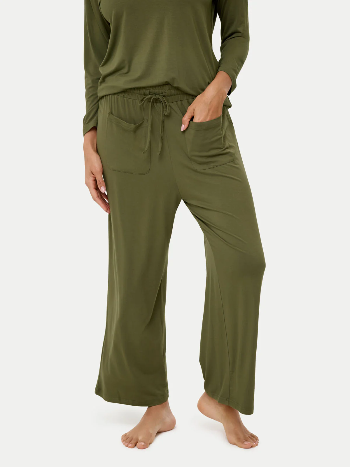 Long Sleeve Bamboo Slouchy PJs Set - Image 40