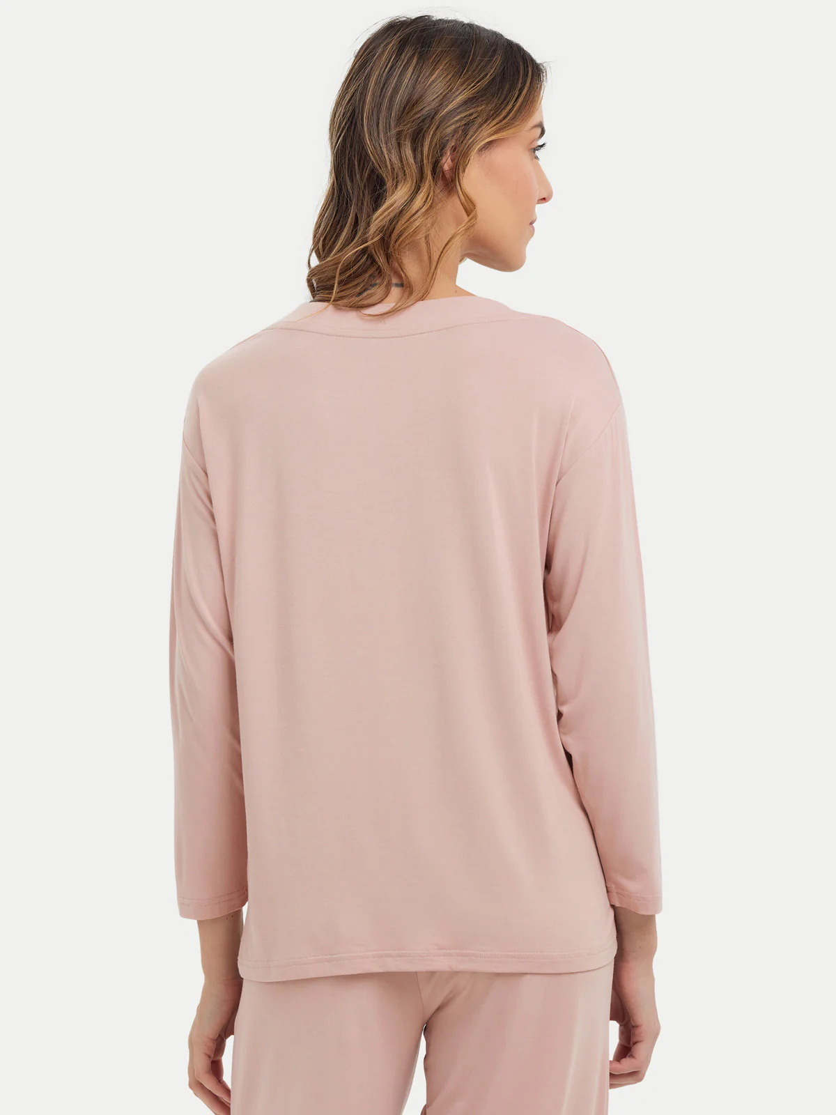 Long Sleeve Bamboo Slouchy PJs Top - Image 18