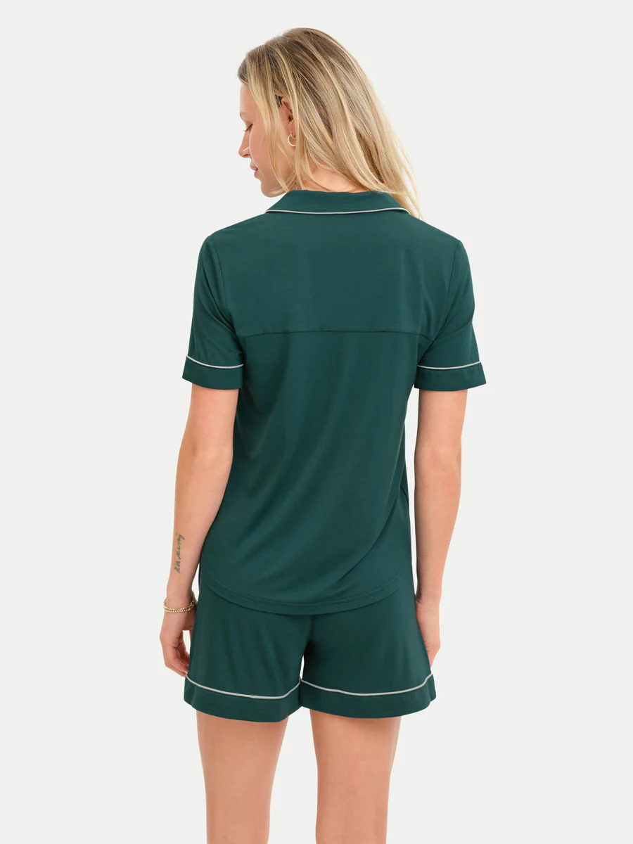 Short Sleeve Bamboo Pajama Set - Image 105