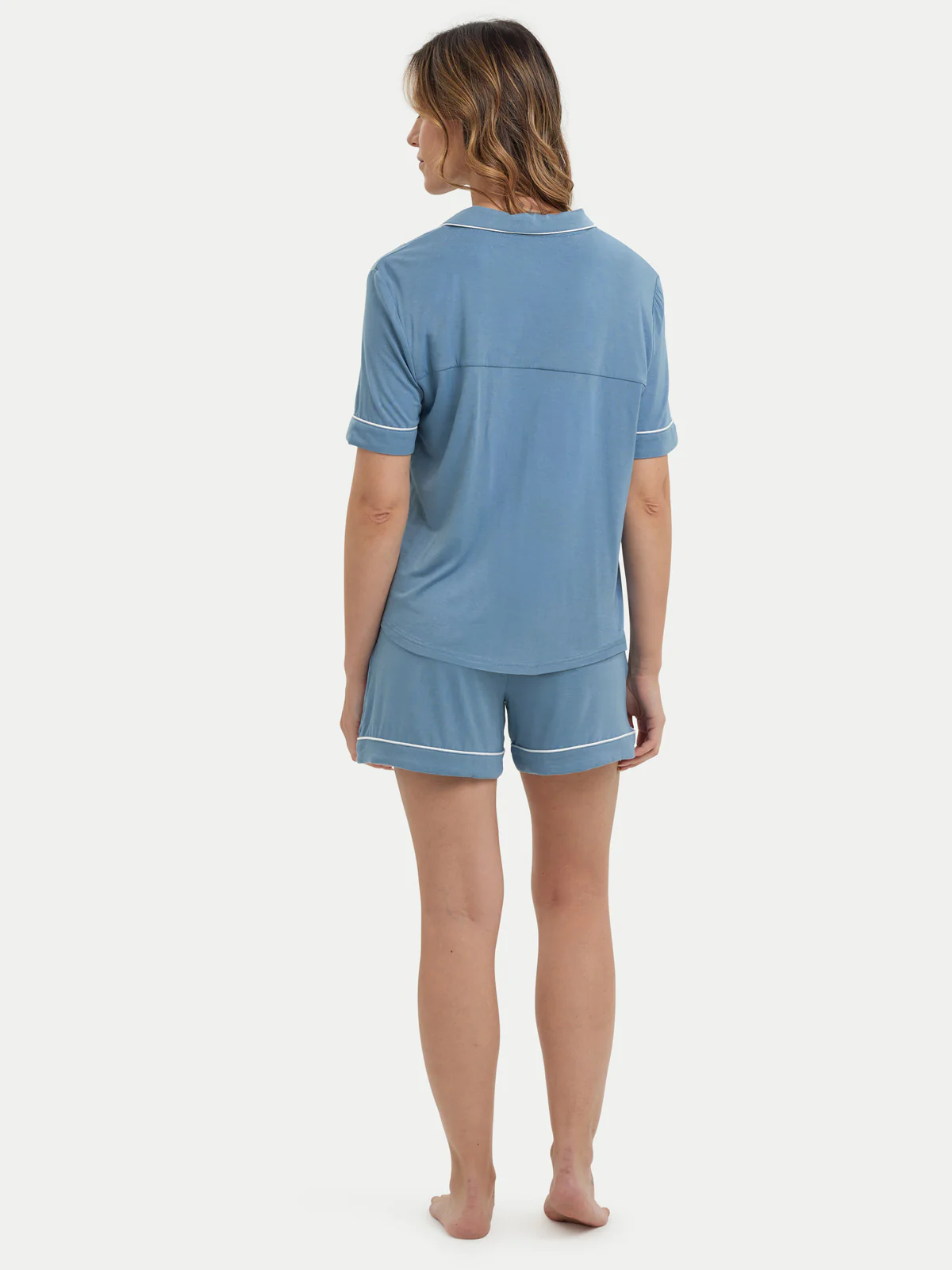 Short Sleeve Bamboo Pajama Set - Image 75