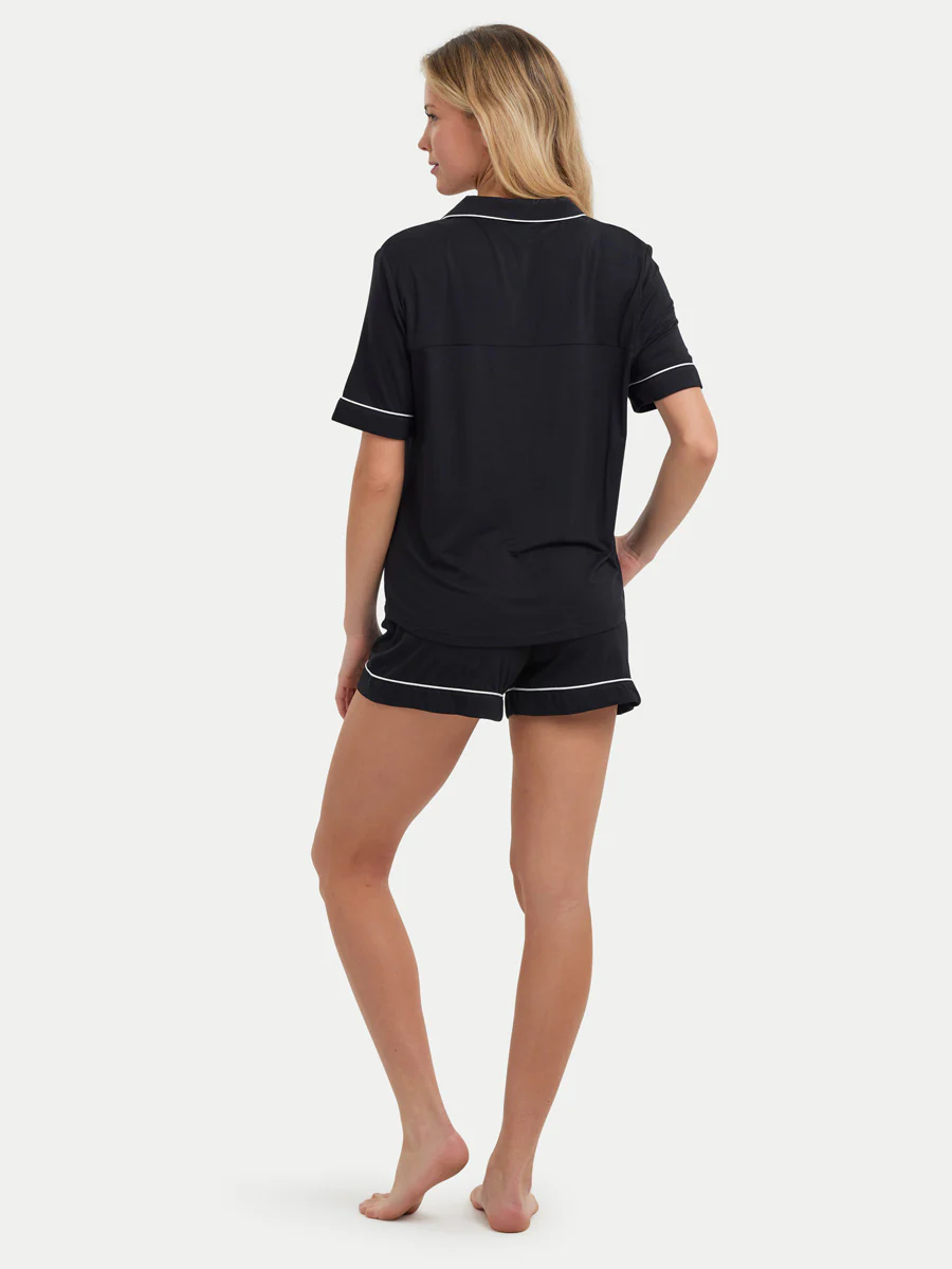 Short Sleeve Bamboo Pajama Set - Image 13