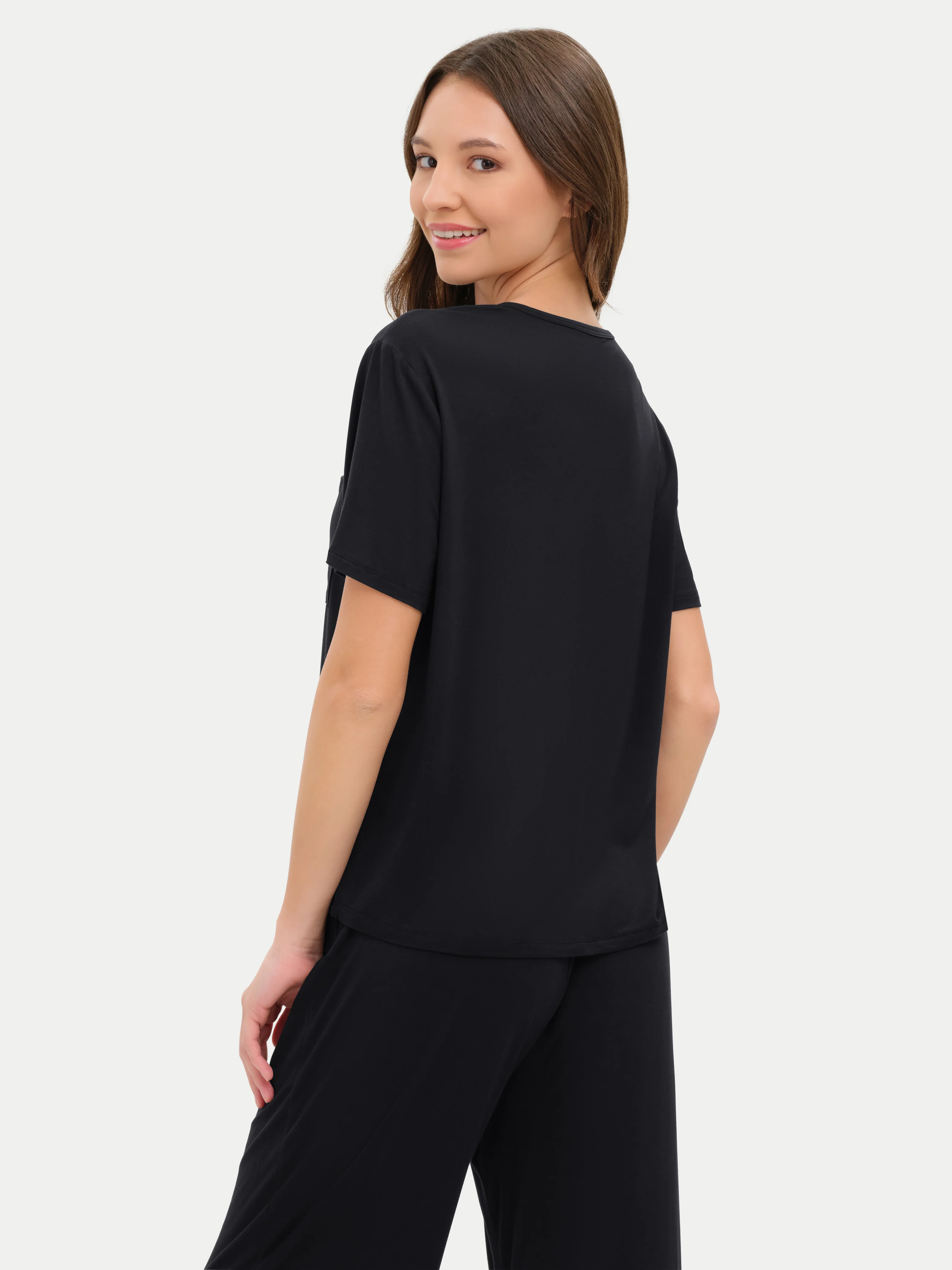 Short Sleeve Bamboo Relaxed Tee - Image 10