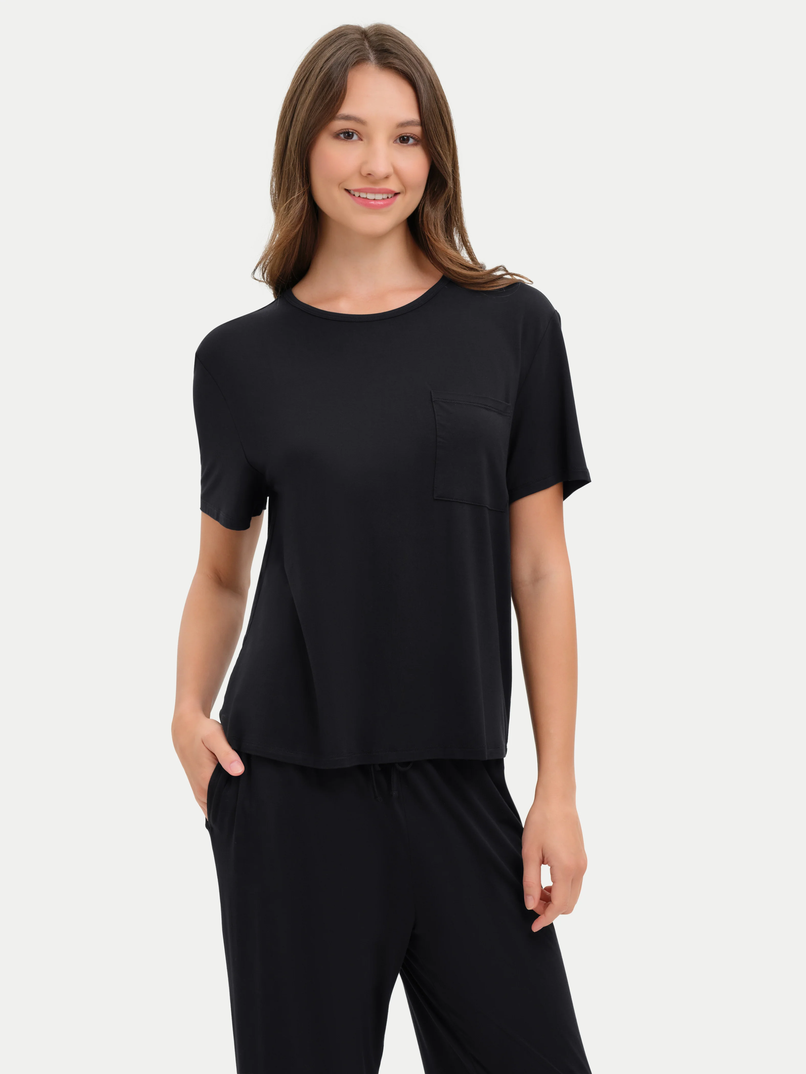Short Sleeve Bamboo Relaxed Tee - Image 11
