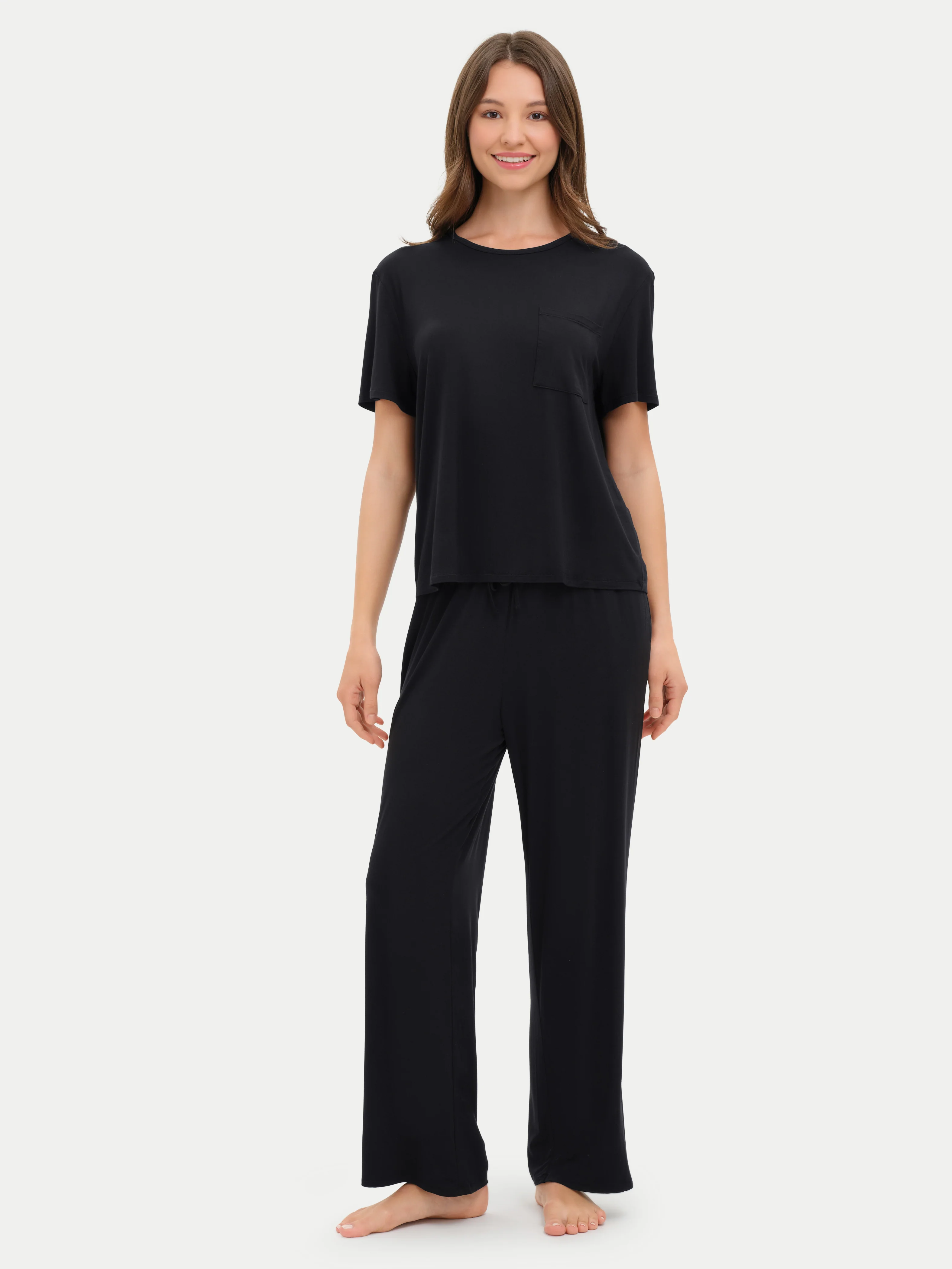 Short Sleeve Bamboo Relaxed Tee - Image 14