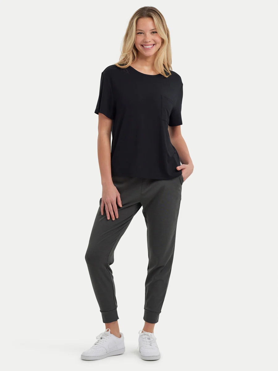 Short Sleeve Bamboo Relaxed Tee - Image 18