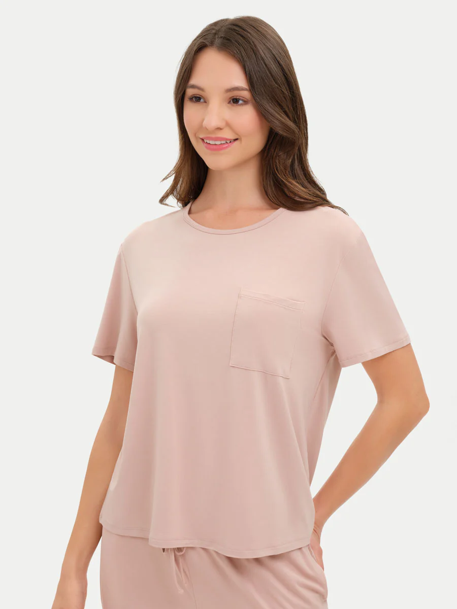 Short Sleeve Bamboo Relaxed Tee - Image 25
