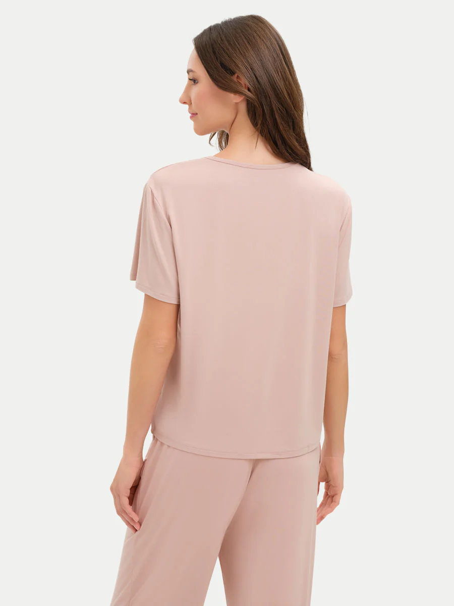 Short Sleeve Bamboo Relaxed Tee - Image 26