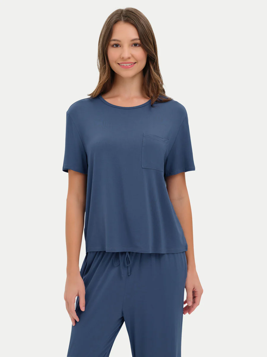 Short Sleeve Bamboo Relaxed Tee - Image 32