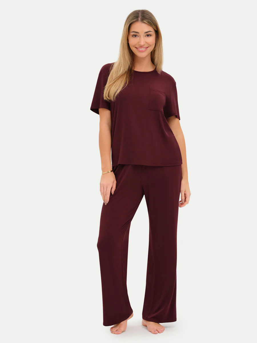 Short Sleeve Bamboo Relaxed Tee - Image 41