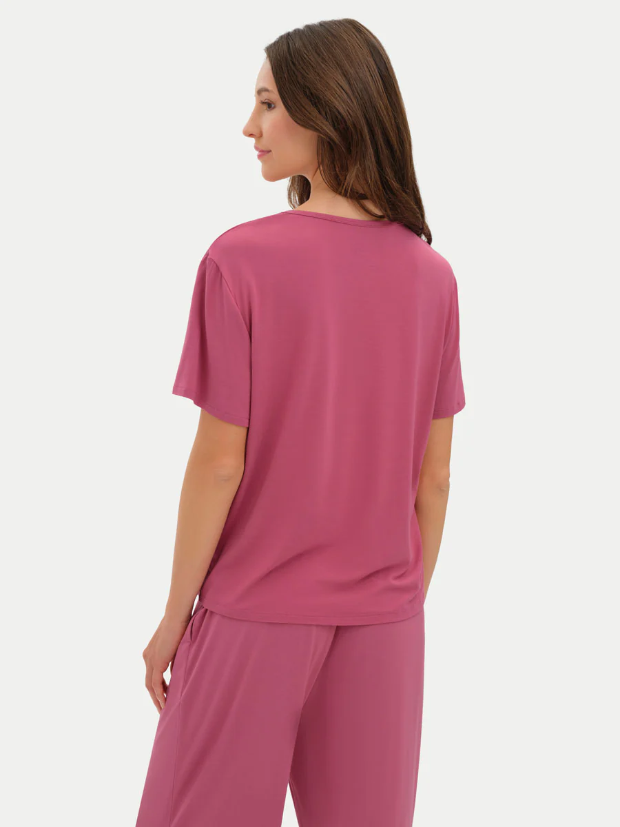 Short Sleeve Bamboo Relaxed Tee - Image 54