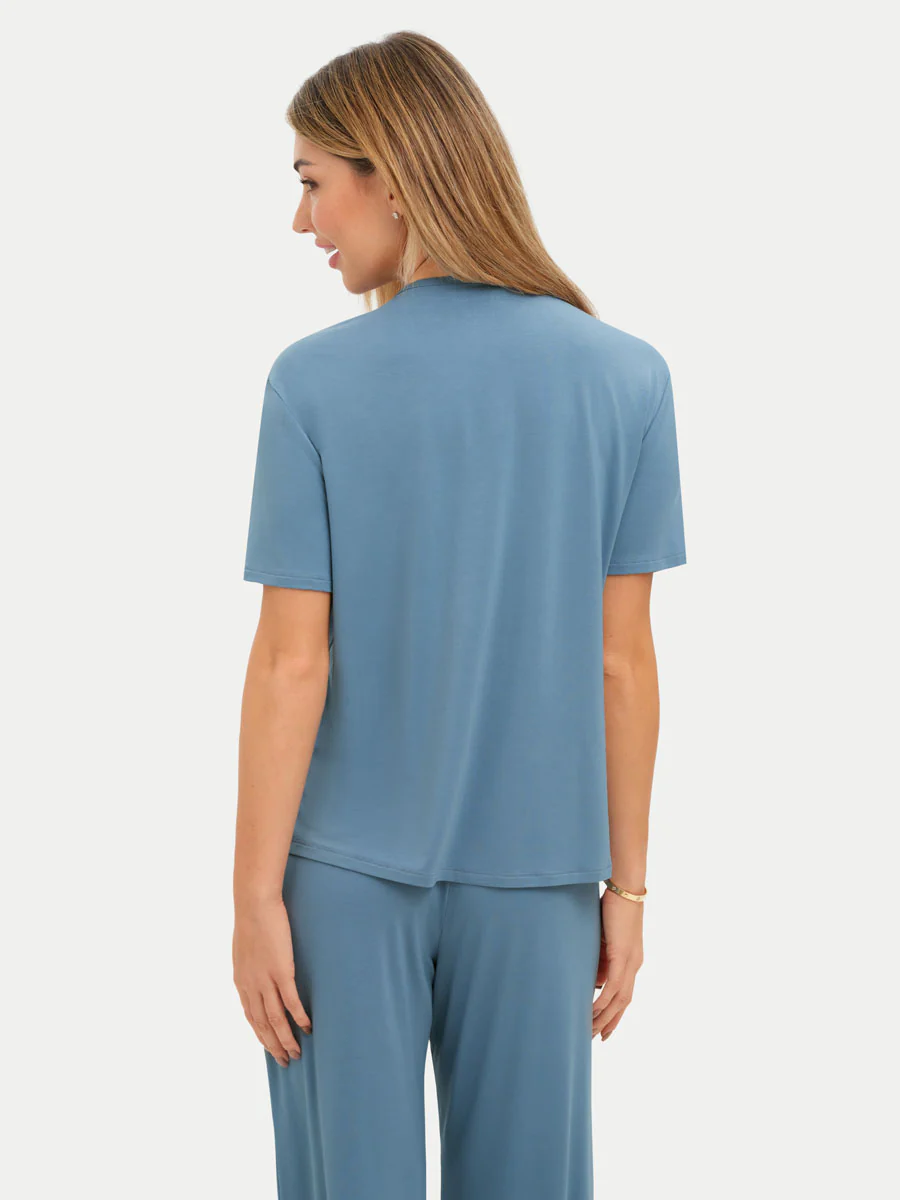 Short Sleeve Bamboo Relaxed Tee - Image 62