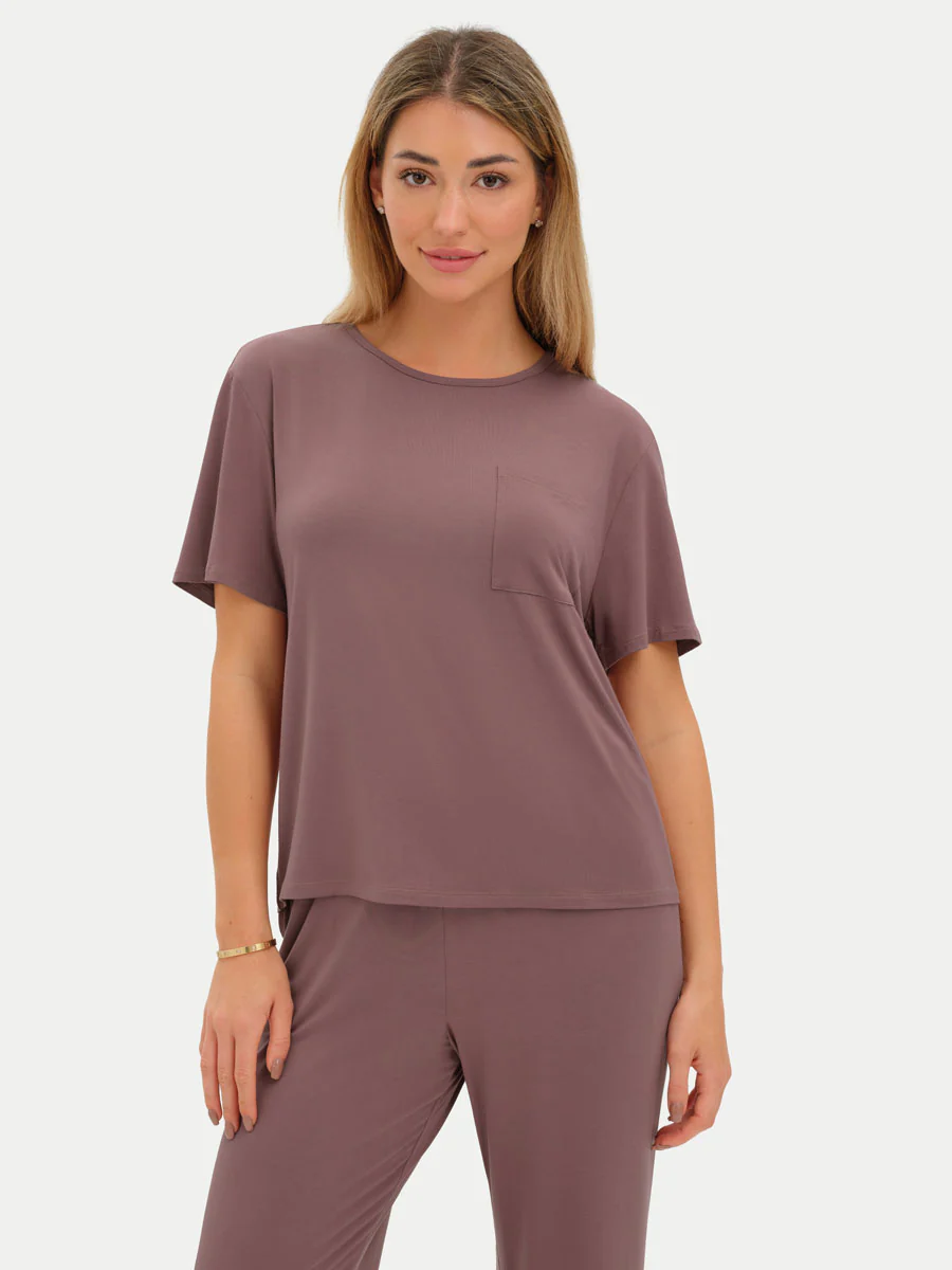 Short Sleeve Bamboo Relaxed Tee - Image 64