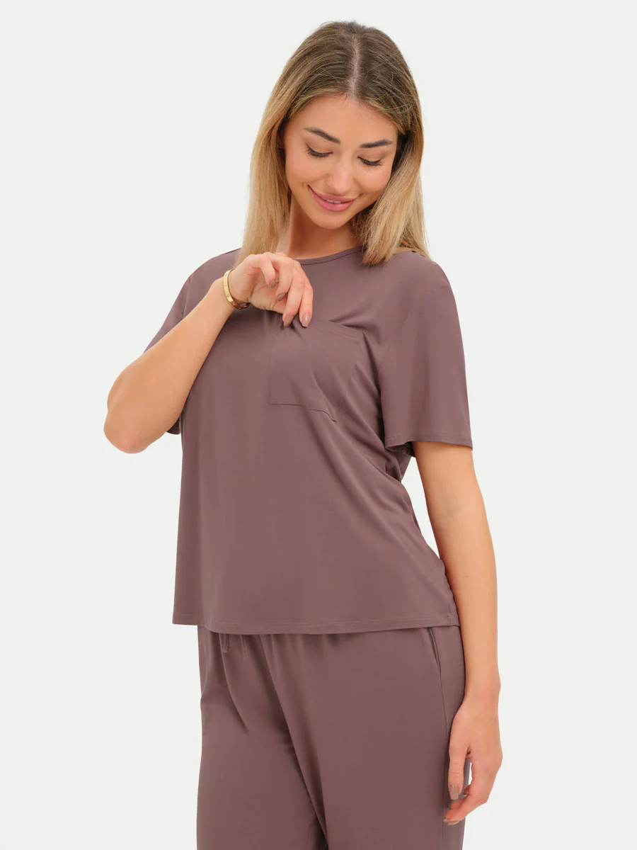 Short Sleeve Bamboo Relaxed Tee - Image 66