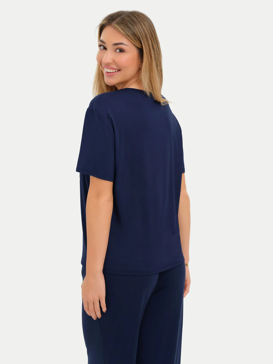 Short Sleeve Bamboo Relaxed Tee - Image 7