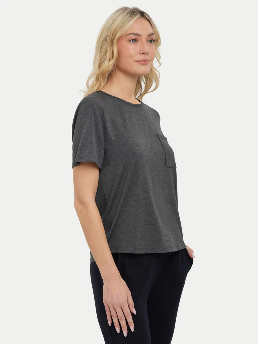 Short Sleeve Bamboo Relaxed Tee - Image 77