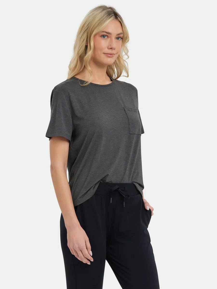 Short Sleeve Bamboo Relaxed Tee - Image 79