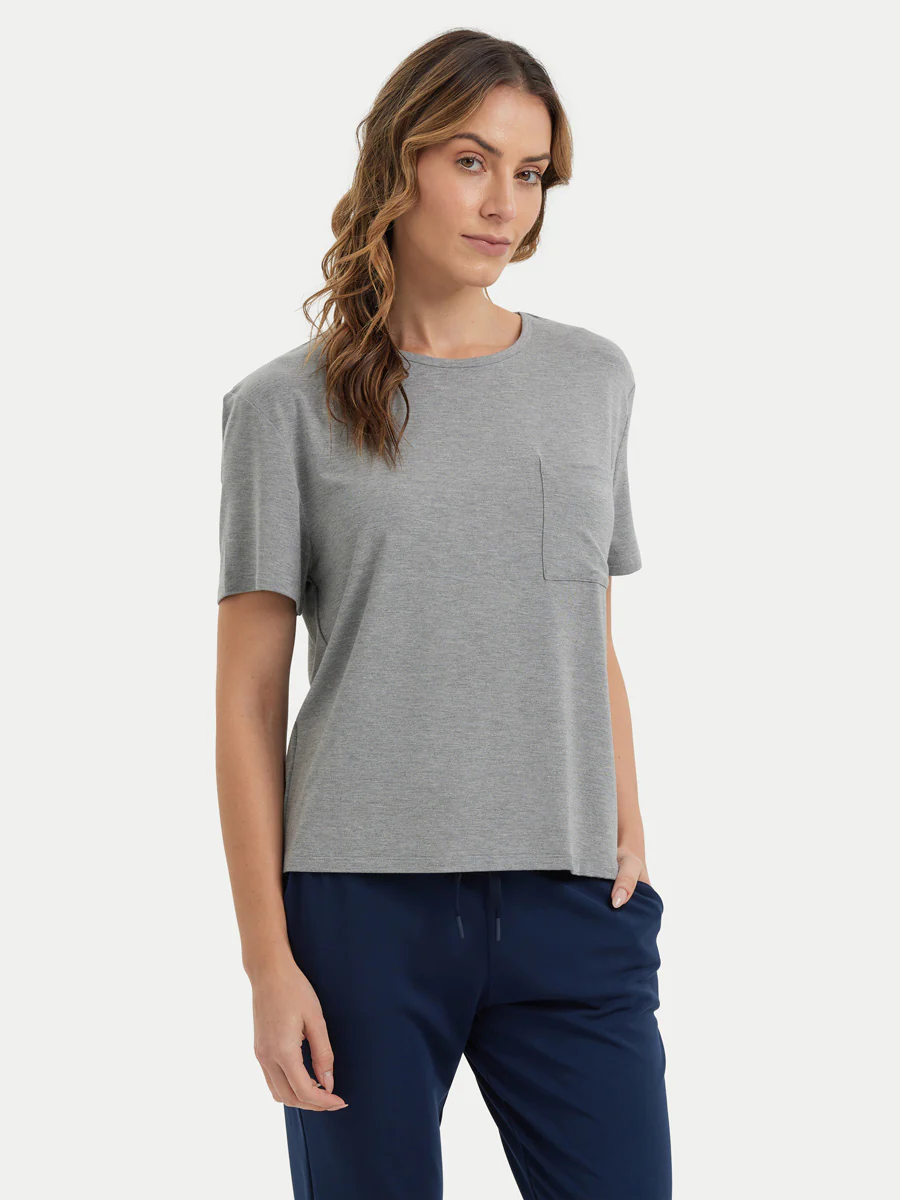 Short Sleeve Bamboo Relaxed Tee - Image 82