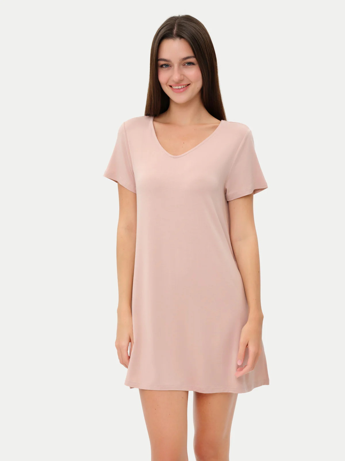 Short Sleeve Short Bamboo Sleepshirt - Image 23