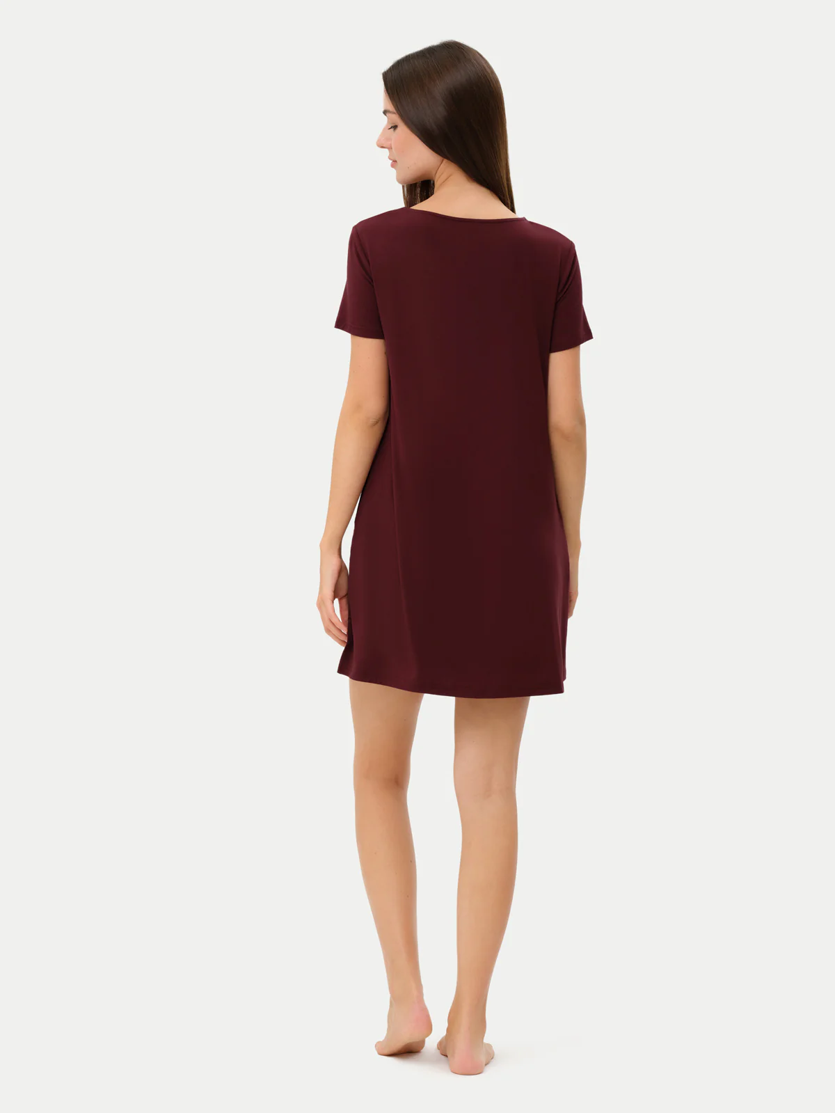 Short Sleeve Short Bamboo Sleepshirt - Image 64