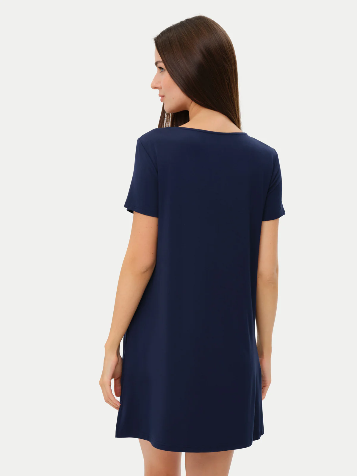 Short Sleeve Short Bamboo Sleepshirt - Image 81