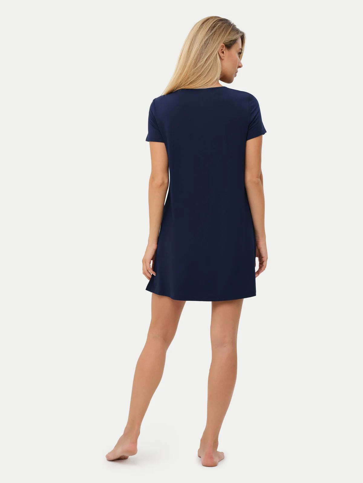 Short Sleeve Short Bamboo Sleepshirt - Image 85