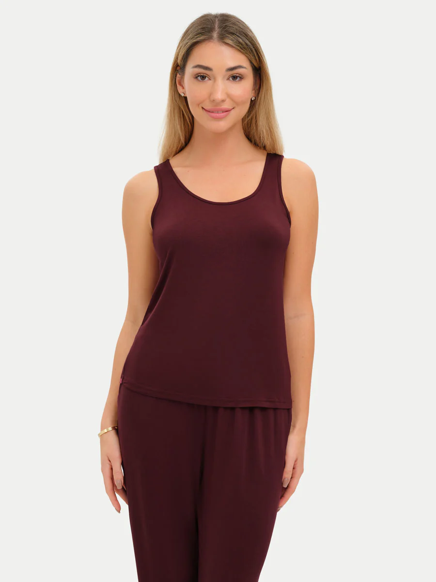 Sleeveless Bamboo Tank Top - Image 26