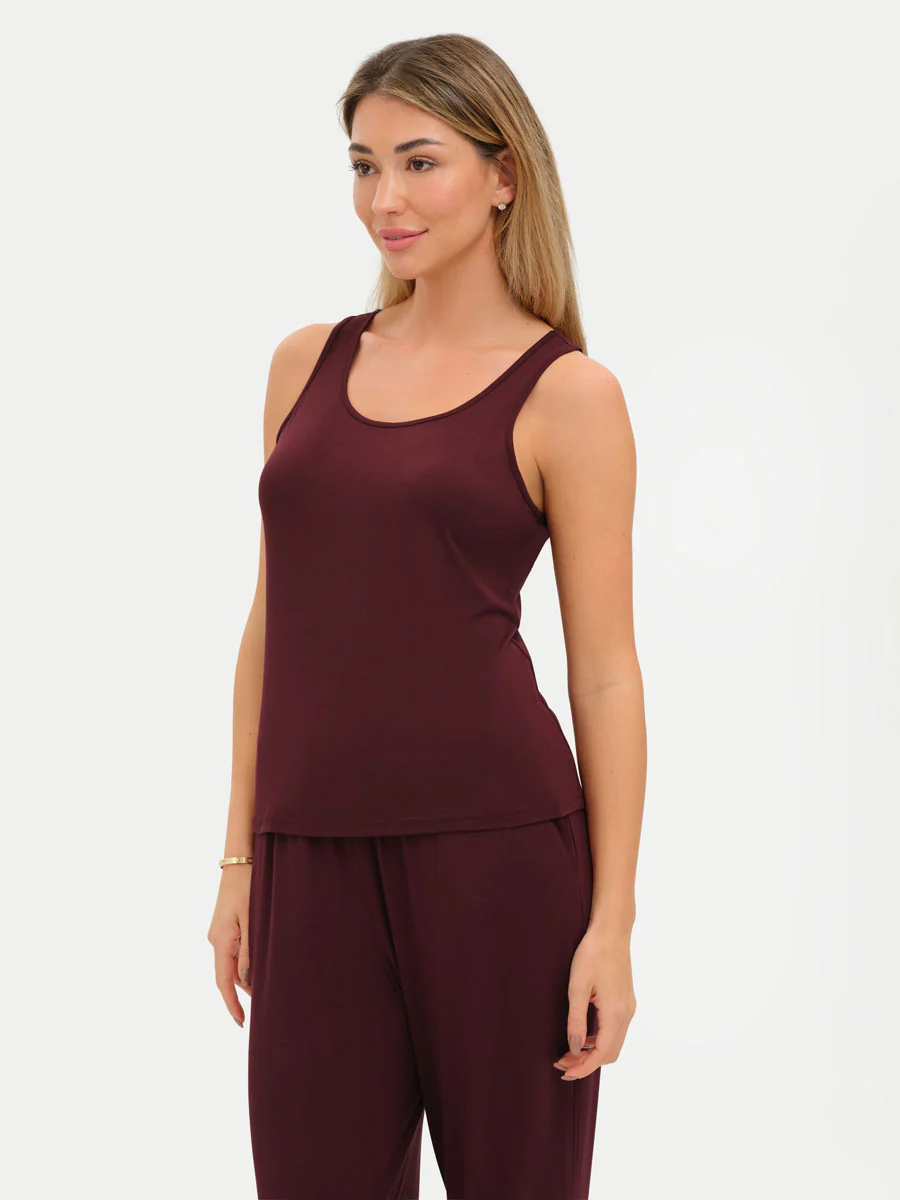 Sleeveless Bamboo Tank Top - Image 27