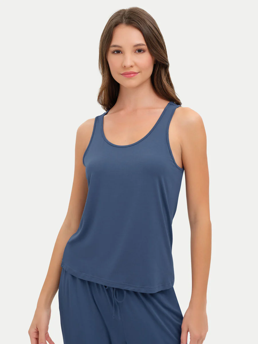 Sleeveless Bamboo Tank Top - Image 39