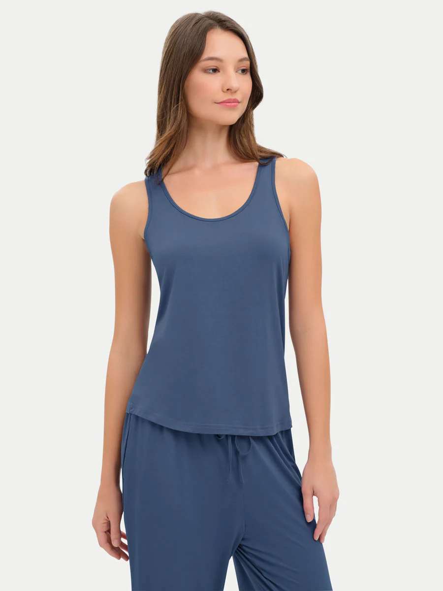 Sleeveless Bamboo Tank Top - Image 44