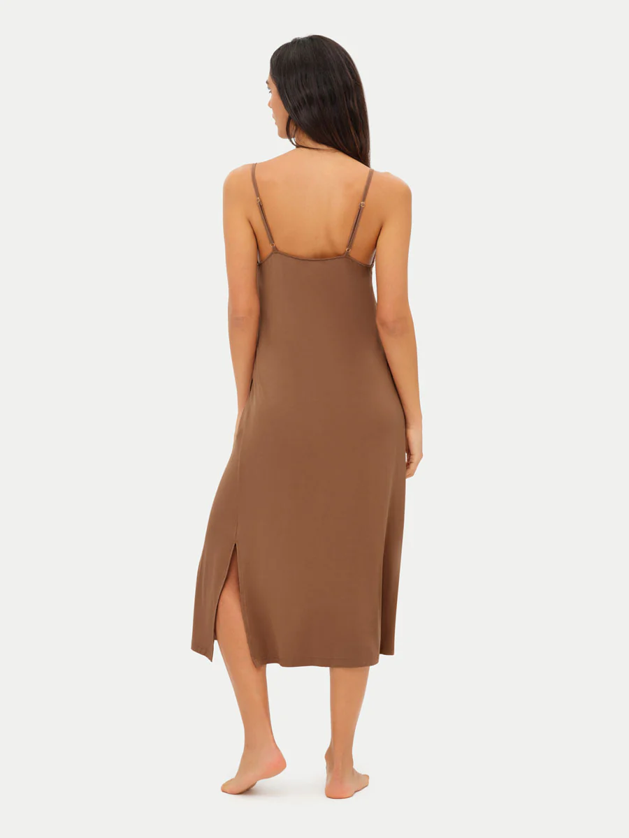 Sleeveless Long Bamboo Sleepshirt - Image 11