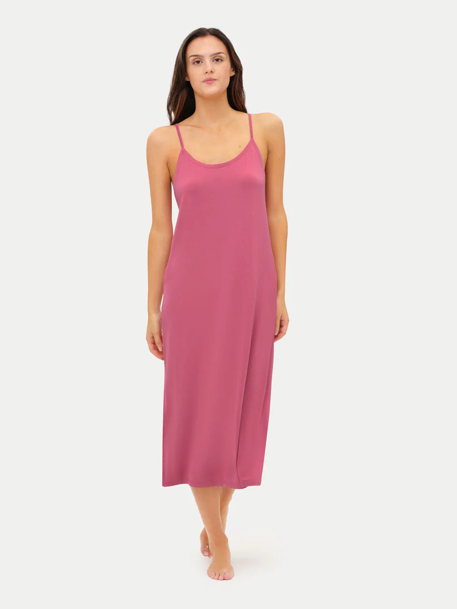 Sleeveless Long Bamboo Sleepshirt - Image 13